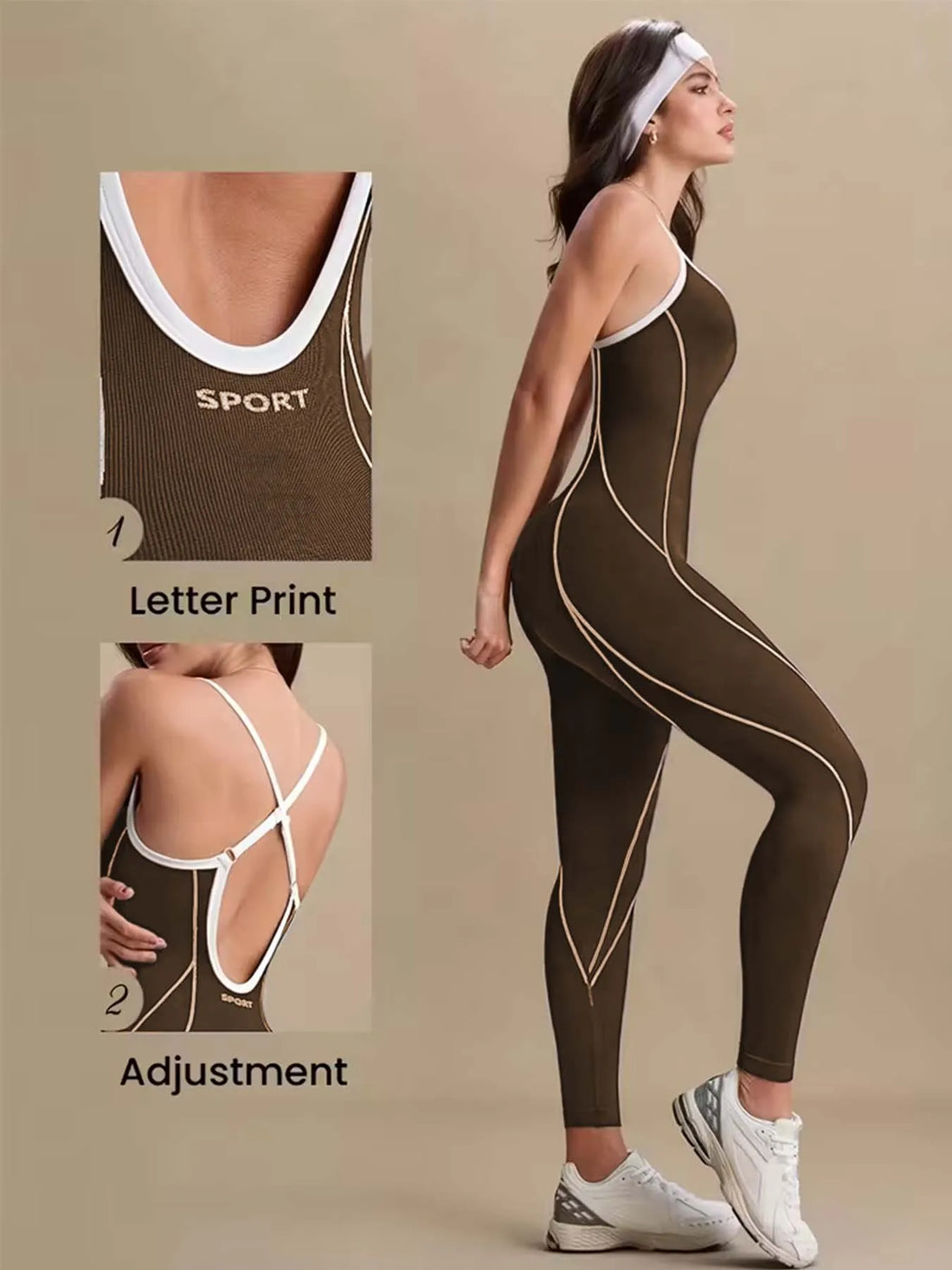 Colorblock Yoga Jumpsuit