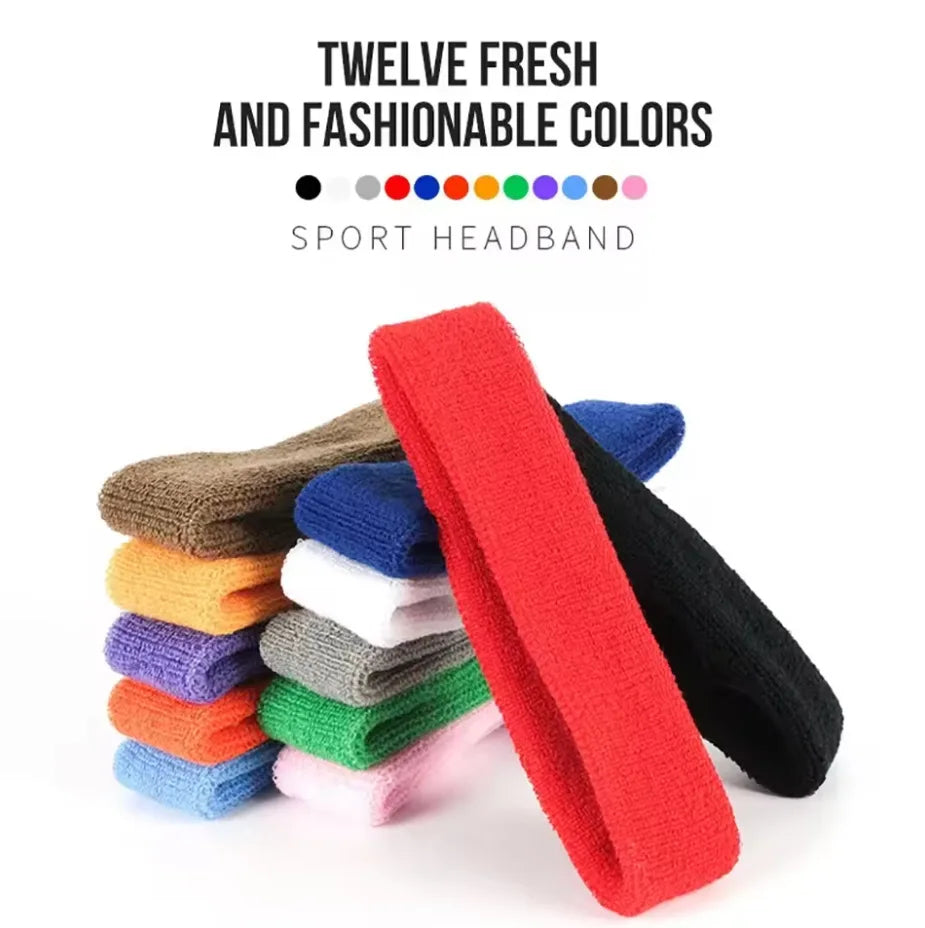 Stretch Sports Headbands, Set of 4